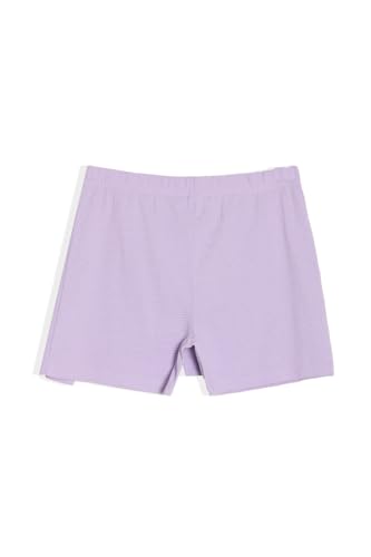 Allen Solly Girls Lilac Textured Contemporary Fit Shorts