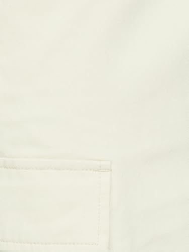 Max URB_N Men Solid Cargo Trousers (White_M)