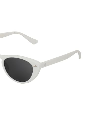 Carlton London White toned with UV Protected Lens Cateye Sunglass for Women