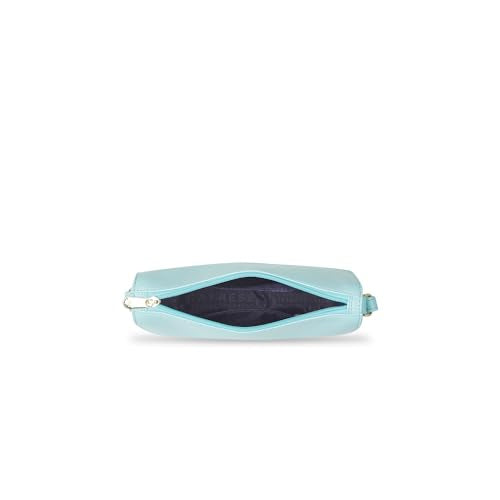 Caprese Carol Medium Sling Bag for Women with Adjustable Strap & Zipper Closure for Comfortable Wear | Versatile Handbag for Everyday Use, Travel, and Special Occasions (Powder Blue)