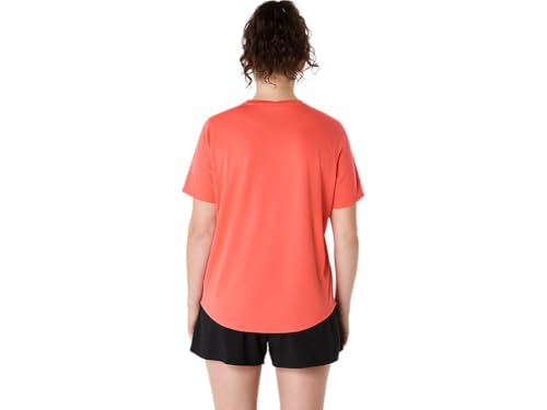 ASICS Womens Coral Reef Silver SS TOP - M (2012D144.700)