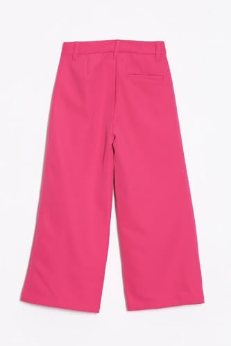 Allen Solly Girls Pink Textured Regular Fit Trousers