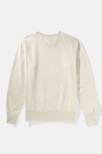 American Eagle Men Beige Super Soft Icon Graphic Crew