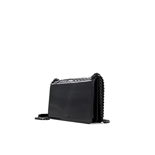 ALDO Greenwald Crossbody Bag, Black Glossy, Regular