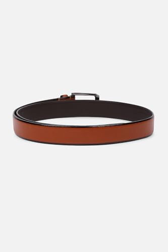 Men Brown Solid Formal Belt