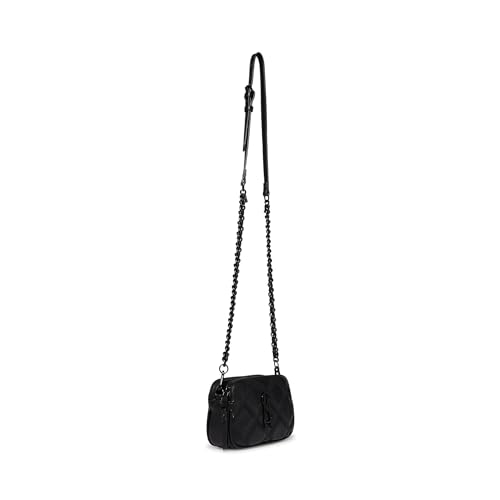 Steve Madden Daisy Women's Quilted Crossbody Bag, Black, Taille unique