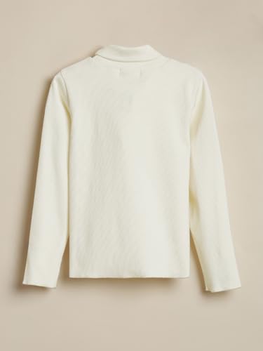 Allen Solly Girls White Solid Casual Top