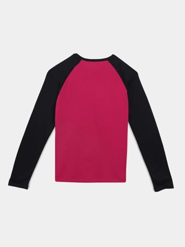 Girls Embellished Logo Regular Fit Cotton T-Shirt