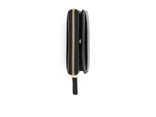 Marc Jacobs Women's The Leather Mini Compact Wallet, black, Einheitsgröße, The Leather Mini Compact Wallet