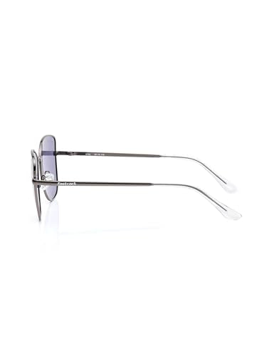 Fastrack Violet Colored Stainless Steel Frame CatEye Shaped Polarized Sunglasses for Women