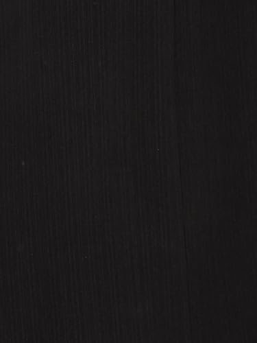 Max Women Textured A-line Belted Dress (Black_L)