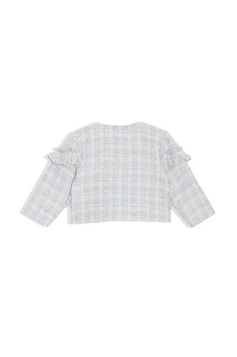 Allen Solly Girls Grey Check Regular Fit Jacket