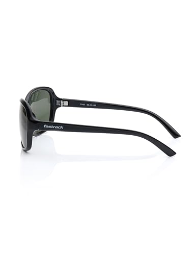 Fastrack Green Bugeye Plastic 100% UV Protected Sunglasses for Women(P496GR2PV)