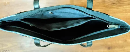 Laptop Handbag for Women - Stylish & Durable Tote Bag | Women Multicolor Handbag Graphic Print Canvas Handbag | Bag for Women