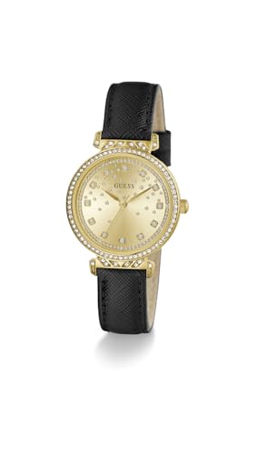 Guess Analog Gold Dial Women's Watch-GW0764L2