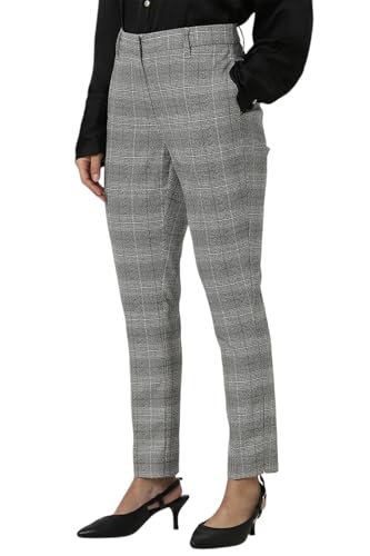 Van Heusen Women's Slim Casual Pants (VWTFFTRPP38322_Grey