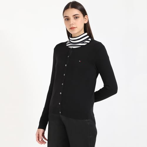 Tommy Hilfiger Womens Black Color Sweater (XL)