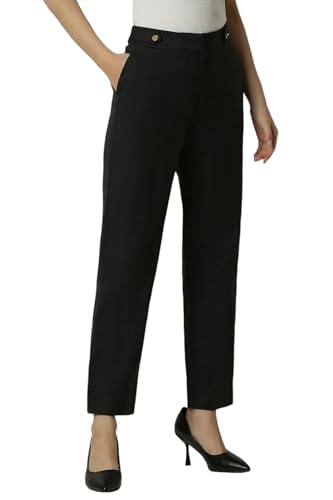 Van Heusen Women's Regular Casual Pants (VWTFFRGFP30524_Grey