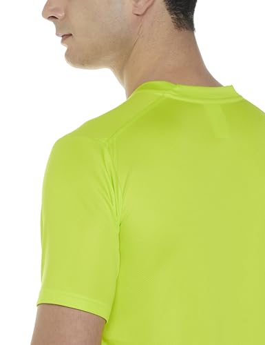 Adidas Men We Bas T Sports T-Shirts, Yellow, X-Large