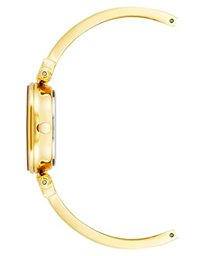 Anne Klein Women's Genuine Diamond Dial Bangle Watch