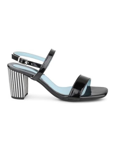 Inc.5 Women Black Embellished Party Block Heels
