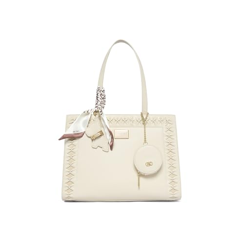 Akiki London Women's Brackley 35 Box Handbag|comes with a Pouch, Scar and Dog Charm|External Pocket|Textured Finish|Womens Handbag for Office