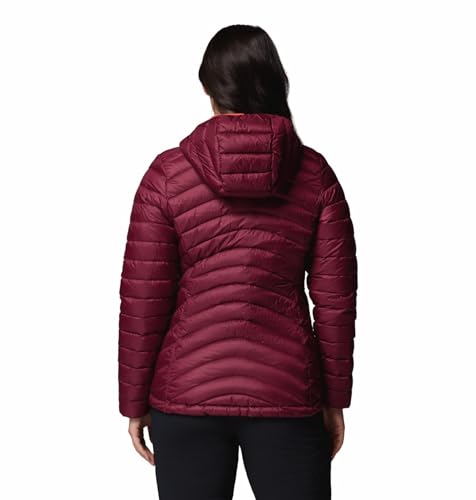 Columbia Women Maroon OmniShield Corelite Down Jacket, XL