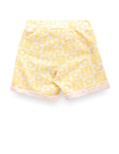 U.S. POLO ASSN. Girl's Regular Shorts (UGSRT0064_Yellow
