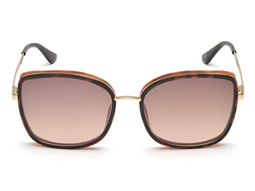 IDEE 100% UV protected sunglasses for Women | Size- Large | Shape- Butterfly | Model- IDS2813C2SG (Gold)