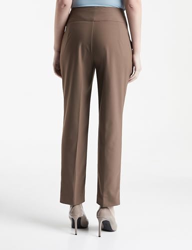 Allen Solly Women's Regular Casual Pants (AHTPWRGPN99388_Brown