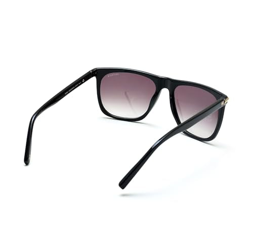 Tommy Hilfiger Gradient Square Men's Sunglasses - (TH 2584 C2 Bkgdgr-35 57 S |57| Green Color Lens)
