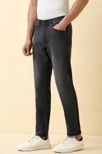 Men Charcoal Dark Wash Jeans