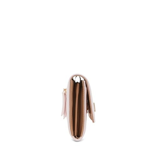 Anne Klein AK Turn lock Flap Wallet, Petal, X-Small