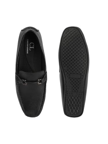 Carlton London Men Shoes,Black,UK-8