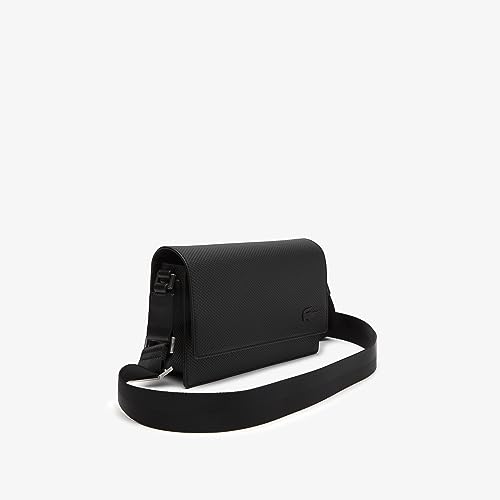 Lacoste Unisex Chantaco Calfskin Leather Flap Closure Bag (NU4118000)