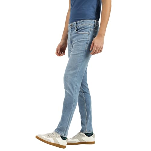 United Colors of Benetton Men's Low Crotch Jeans (25A4BMRG1436I90128_Blue