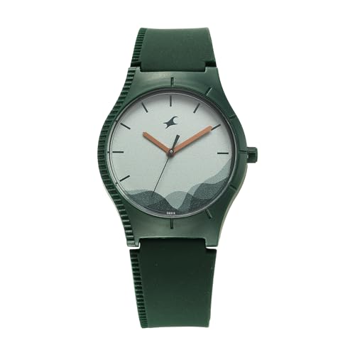 Fastrack Analog Green Dial Girl's Watch-68022PP08W