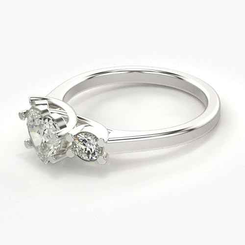VALANOVA Hallmarked 18K Gold & Certified Lab Grown Diamond 1.03cts | Ring For Women's/Girls | Stylish & Elegant | VGR0461H | Ring Size: 13