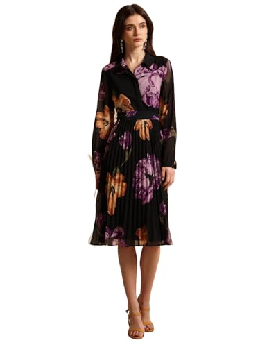 Kylo Midi Dress for Women Black