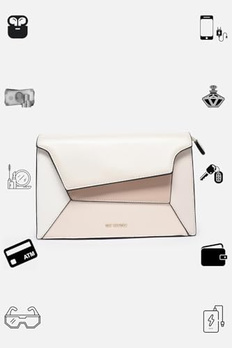 Van Heusen Womens Solid white Sling Bag