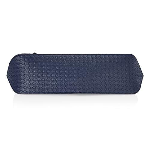Caprese Nikita Hobo Bag, Medium | Stylish Shoulder Bag for Women with Multiple Compartments & Secure Zip Closure | Premium Metal Logo, Back Pocket | Perfect for Casual & Daily Use (Navy)