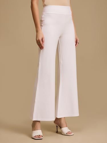 Kazo Jenna Flared Shapewear Jeggings White