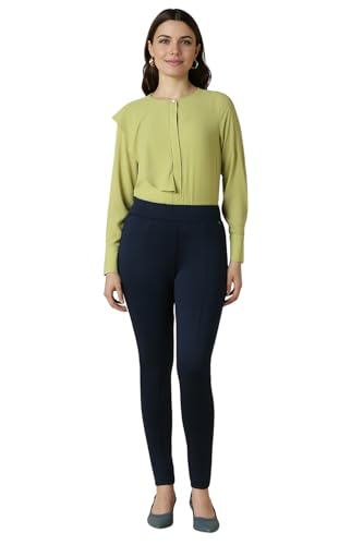Allen Solly Women Green Solid Long Sleeves Shirt
