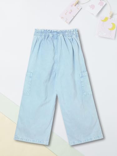 Max Girl's Regular Jeans (P24CFL01B_Blue