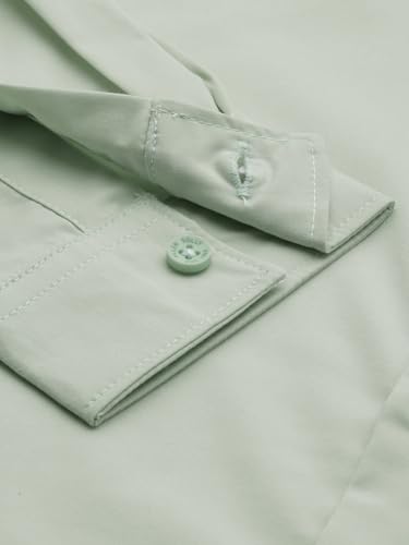 Boys Green Solid Casual Shirt