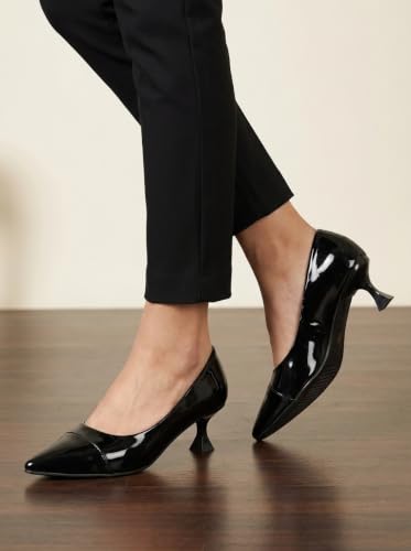 Carlton London Women Fashion Shoes,Black,UK-6