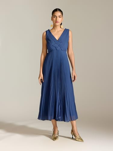 Label RITU KUMAR Navy Elly Long Dress