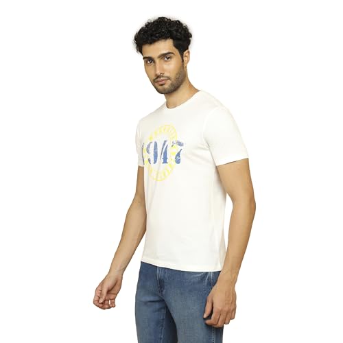 Wrangler Men's Solid Regular Fit Shirt (WMTS006307_White