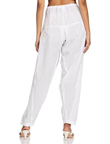 Max Women Solid Regular Fit Mid Rise Salwar (Nooswcs21Wh_White_XL)