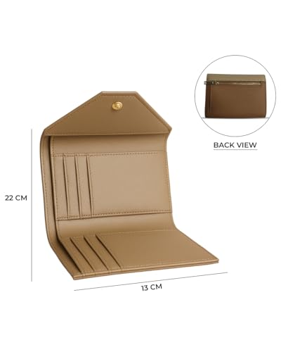 Carlton London Women Wallet,TAN,Free Size